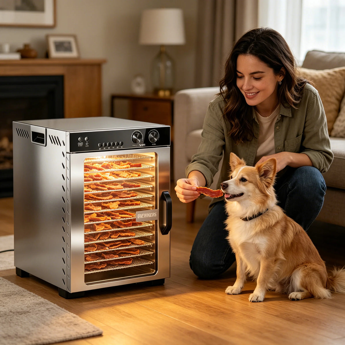 Factory Direct Stainless Steel Food Dehydrator 12 Tray Smart 5 Presets Dryer Machine for Pet Food Dog Treats Fruit Beef Jerky